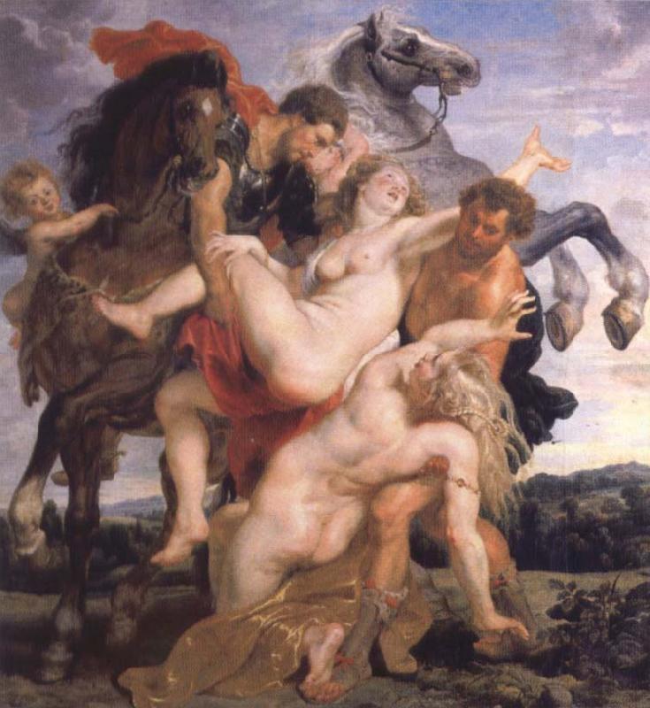 Peter Paul Rubens The Rape of the Daughters of Leucippus oil painting picture
